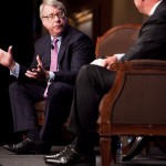 Joe and Jim Chanos on stage