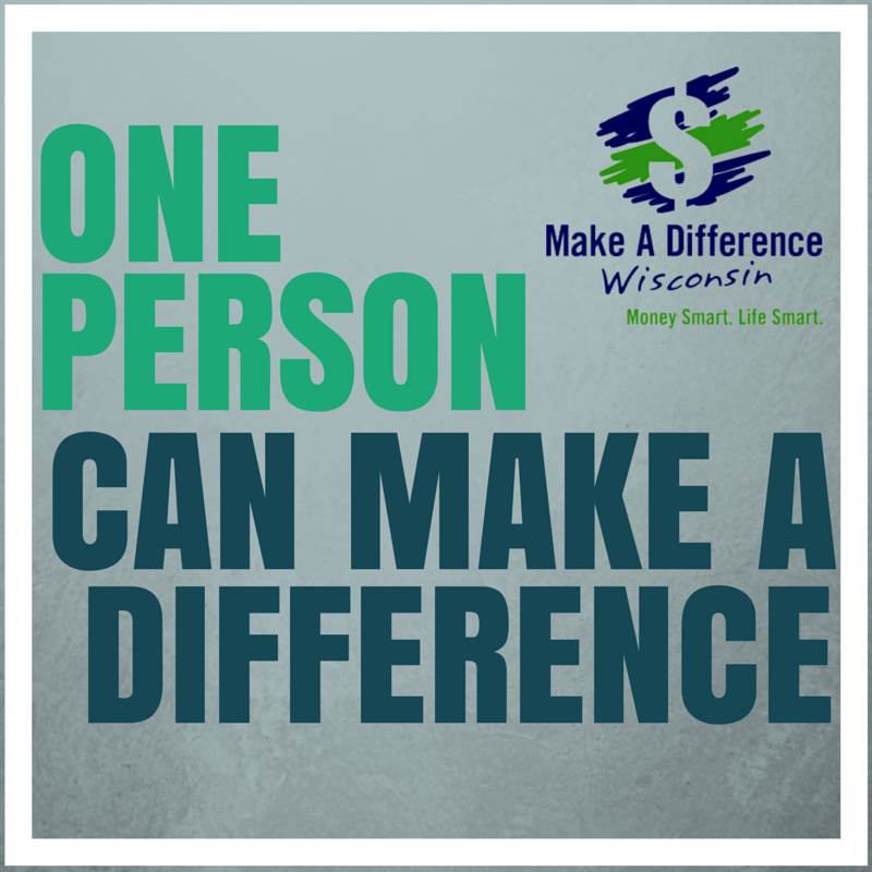 one person can make a difference